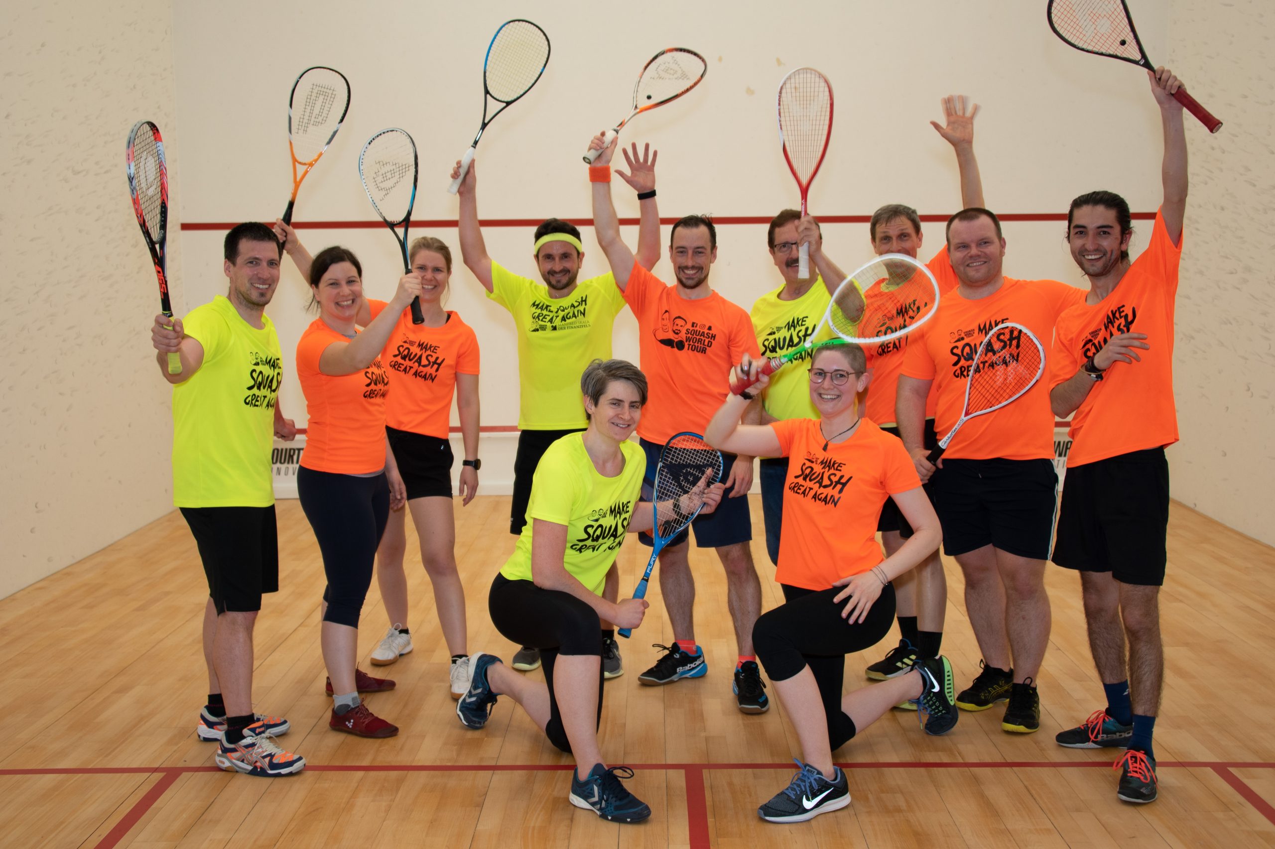 Squash is back in der Europahalle